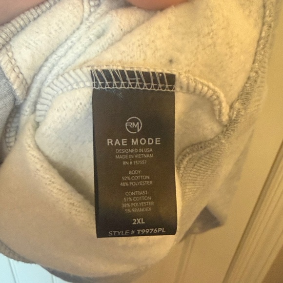 Rae Mode Heather Gray Half-Zip Sweater - Picture 3 of 9